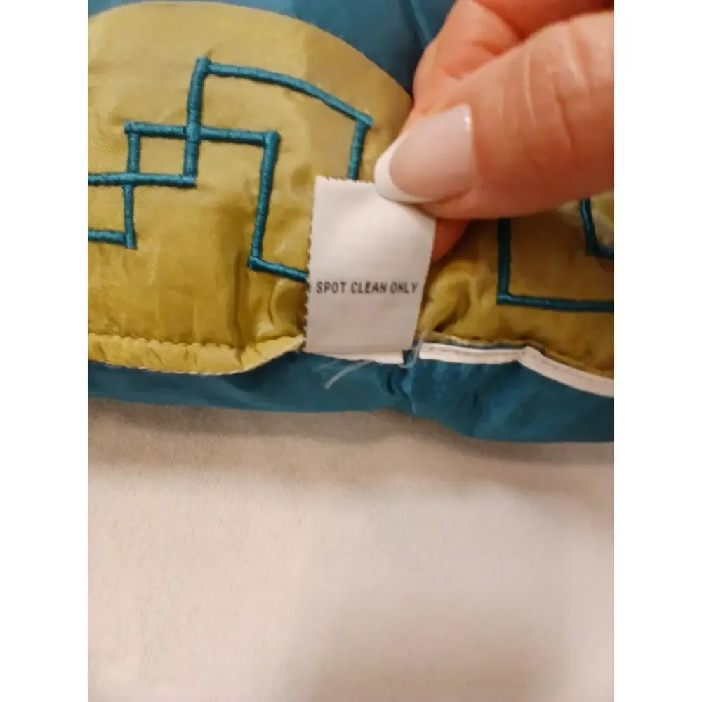 Velvet‎ Chiffon Patchwork Pillow Exotic 18